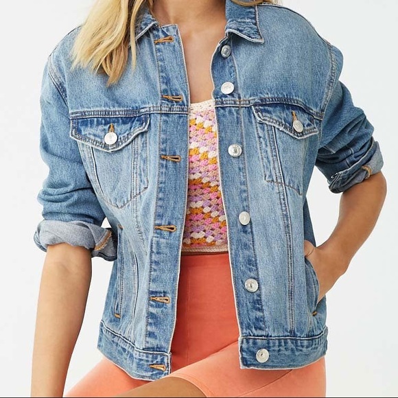 Forever 21 Jackets & Blazers - NBW Jean Jacket size small